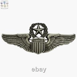 Wwii Command Pilot Wings Army Air Corps Badge 3 Ns Meyer Sterling 20g. Ww2 #331