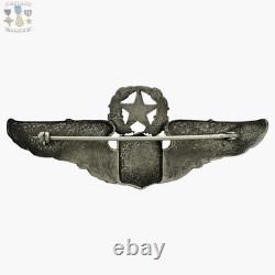 Wwii Command Pilot Wings Army Air Corps Badge 3 Ns Meyer Sterling 20g. Ww2 #331