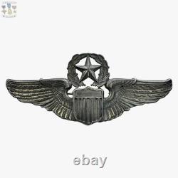 Wwii Command Pilot Wings Army Air Corps Badge 3 Ns Meyer Sterling 20g. Ww2 #419