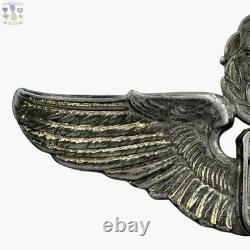 Wwii Command Pilot Wings Army Air Corps Badge 3 Ns Meyer Sterling 20g. Ww2 #419