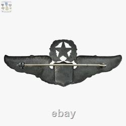 Wwii Command Pilot Wings Army Air Corps Badge 3 Ns Meyer Sterling 20g. Ww2 #419