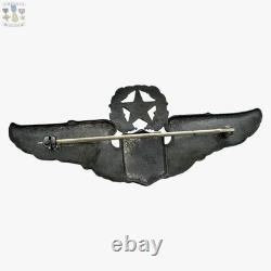 Wwii Command Pilot Wings Army Air Corps Badge 3 Ns Meyer Sterling 20g. Ww2 #419