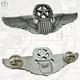 Wwii Command Pilot Wings Army Air Corps Badge Robbins Co. 3 Sterling 34g. #287