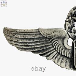 Wwii Command Pilot Wings Army Air Corps Badge Robbins Co. 3 Sterling 34g. #409