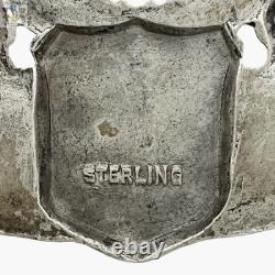 Wwii Command Pilot Wings Sterling U. S. Army Air Corps 3 Size Badge 25g. #398