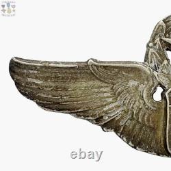Wwii Command Pilot Wings Sterling U. S. Army Air Corps 3 Size Badge 25g. #398