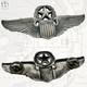 Wwii Command Pilot Wings Sterling U. S. Army Air Corps 3 Size Badge Josten #312