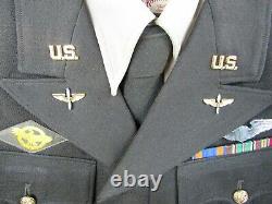 Wwii English Tailor Made Army Air Corp Ike Jacket, Shirt, Tie, Pants! Liason Wings