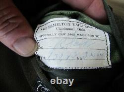 Wwii English Tailor Made Army Air Corp Ike Jacket, Shirt, Tie, Pants! Liason Wings