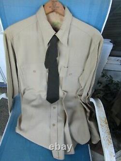 Wwii English Tailor Made Army Air Corp Ike Jacket, Shirt, Tie, Pants! Liason Wings