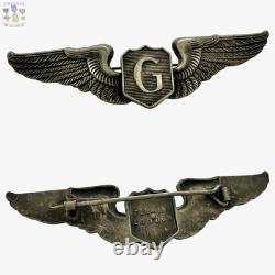 Wwii Firmin London Theater Made Glider Pilot Wings Army Air Corps 3-1/16 Size