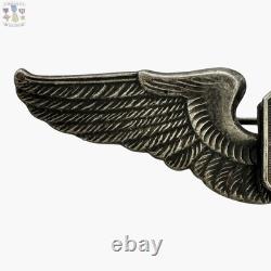 Wwii Firmin London Theater Made Glider Pilot Wings Army Air Corps 3-1/16 Size