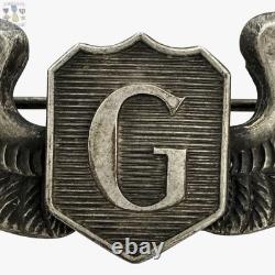 Wwii Firmin London Theater Made Glider Pilot Wings Army Air Corps 3-1/16 Size