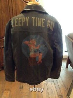 Wwii Painted Jacket Sleepy Time Gal U. S. Army Air Force Bomber Reproduction