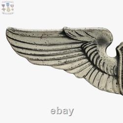 Wwii Service Pilot Wings Us Army Air Corps Badge 3 Size Sterling Ww2 #388