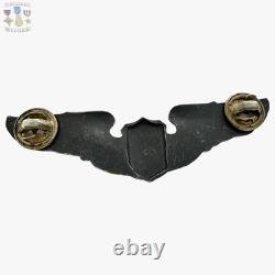 Wwii Service Pilot Wings Us Army Air Corps Badge 3 Size Sterling Ww2 #388