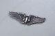 Wwii U. S. Army Air Corps Air Gunner Wing By Gemsco Pin Back, Sterling