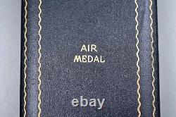 Wwii U. S. Army Air Corps Air Medal In Black Leatherette Presentation Case