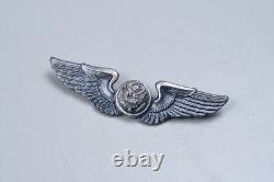 Wwii U. S. Army Air Corps British Made Air Crew Wing By J. R. Gaunt Pinback