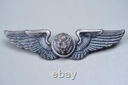 Wwii U. S. Army Air Corps British Made Air Crew Wing By J. R. Gaunt Pinback