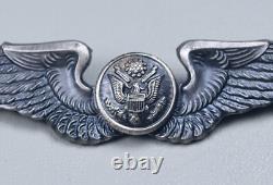 Wwii U. S. Army Air Corps British Made Air Crew Wing By J. R. Gaunt Pinback