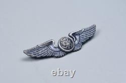 Wwii U. S. Army Air Corps British Made Air Crew Wing By J. R. Gaunt Pinback