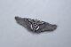 Wwii U. S. Army Air Corps Flight Surgeon Wing By Gemsco Pin Back, Sterling