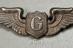 Wwii U. S. Army Air Corps Glider Pilot Wing British Made