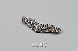 Wwii U. S. Army Air Corps Glider Pilot Wing Pin Back Sterling
