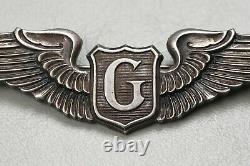 Wwii U. S. Army Air Corps Glider Pilot Wing Pin Back Sterling