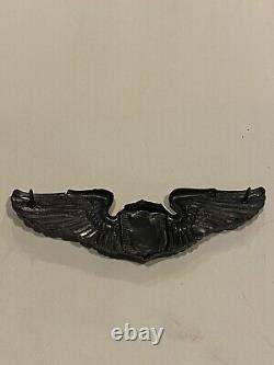 Wwii U. S. Army Air Corps Glider Pilot Wing Pin Back, Sterling