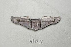 Wwii U. S. Army Air Corps Glider Pilot Wing Pin Back Sterling