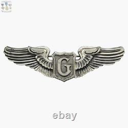 Wwii U. S. Army Air Corps Glider Pilot Wings Badge 3 Size Insignia Meyer Inc #04