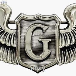Wwii U. S. Army Air Corps Glider Pilot Wings Badge 3 Size Insignia Meyer Inc #04