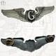 Wwii U. S. Army Air Corps Glider Pilot Wings Badge Sterling 3 Size Insignia #305
