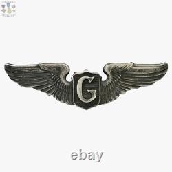 Wwii U. S. Army Air Corps Glider Pilot Wings Badge Sterling 3 Size Insignia #397