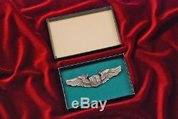 Wwii U. S. Army Air Corps Glider Pilot's Wing In Box By Lbg Sterling