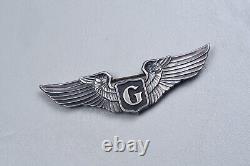 Wwii U. S. Army Air Corps Glider Wing Juarez Pattern, Sterling