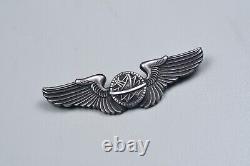 Wwii U. S. Army Air Corps Navigator's Wings Bell Pattern, Sterling