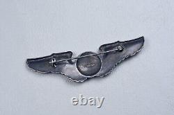 Wwii U. S. Army Air Corps Navigator's Wings Bell Pattern, Sterling