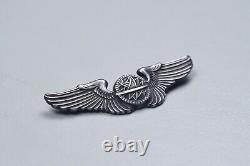 Wwii U. S. Army Air Corps Navigator's Wings Bell Pattern, Sterling