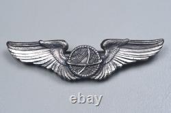 Wwii U. S. Army Air Corps Navigator's Wings By A. E. Co. Utica Sterling
