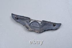 Wwii U. S. Army Air Corps Navigator's Wings By A. E. Co. Utica Sterling