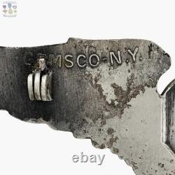 Wwii U. S. Army Air Corps Observer Wings Badge 3 Size Gemsco Ww2 #429