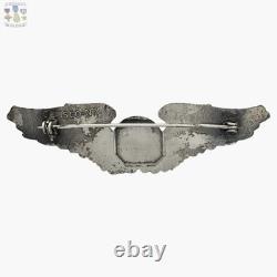 Wwii U. S. Army Air Corps Observer Wings Badge 3 Size Gemsco Ww2 #429