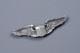 Wwii U. S. Army Air Corps Pilot Wing By Blackinton Pin Back, Sterling