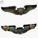 Wwii U. S. Army Air Corps Pilot Wings Badge 3-1/8 Size Sterling A. E. Co. Utica