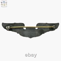 Wwii U. S. Army Air Corps Pilot Wings Sterling Badge 3 Size 26g. Thick Pin #362