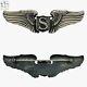 Wwii U. S. Army Air Corps Service Pilot Wings 3 Size Sterling #156