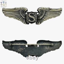 Wwii U. S. Army Air Corps Service Pilot Wings 3 Size Sterling #156